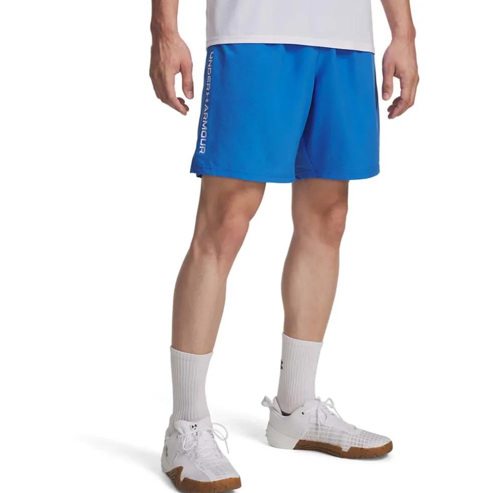 tech woven wordmark short