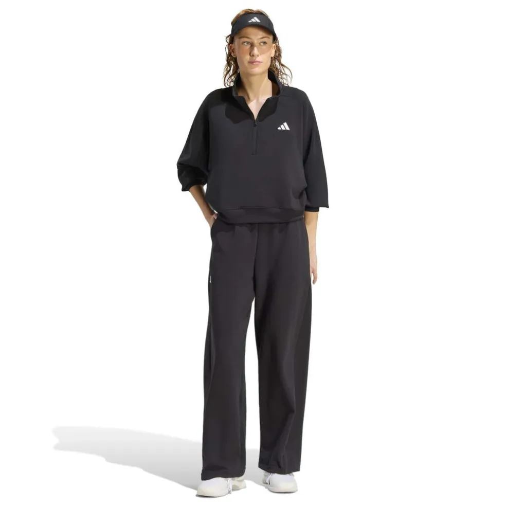 TENNIS CULTURE cover-up half-zip vest