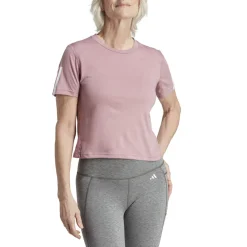 Train Essentials Train Katoenen 3-Stripes Crop shirt