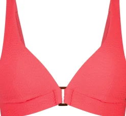 Triangle Buckle Padded bikini top