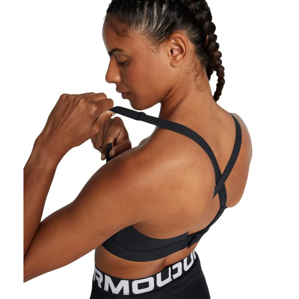 ua infinity mid 2.0 bra-blk