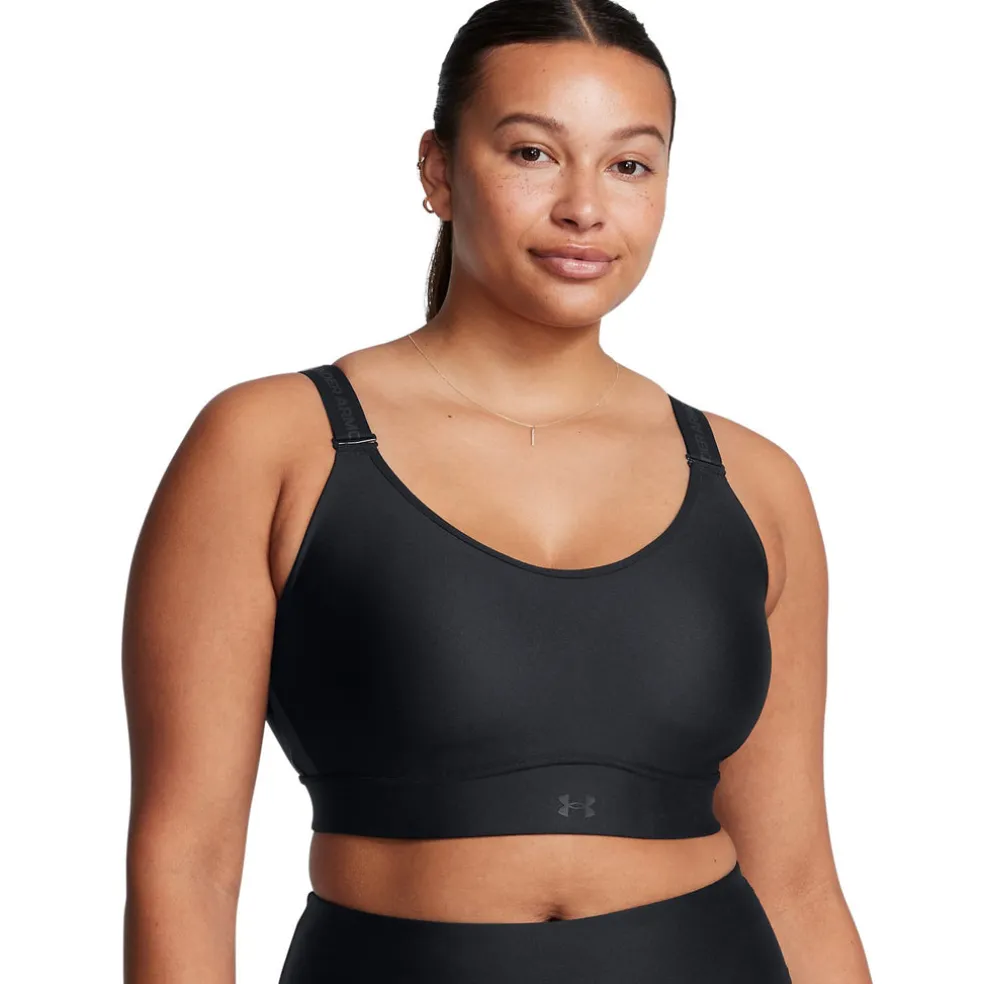 ua infinity mid 2.0 bra-blk