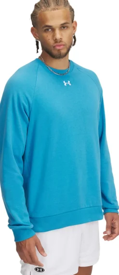 Ua Rival Fleece Crew-blk