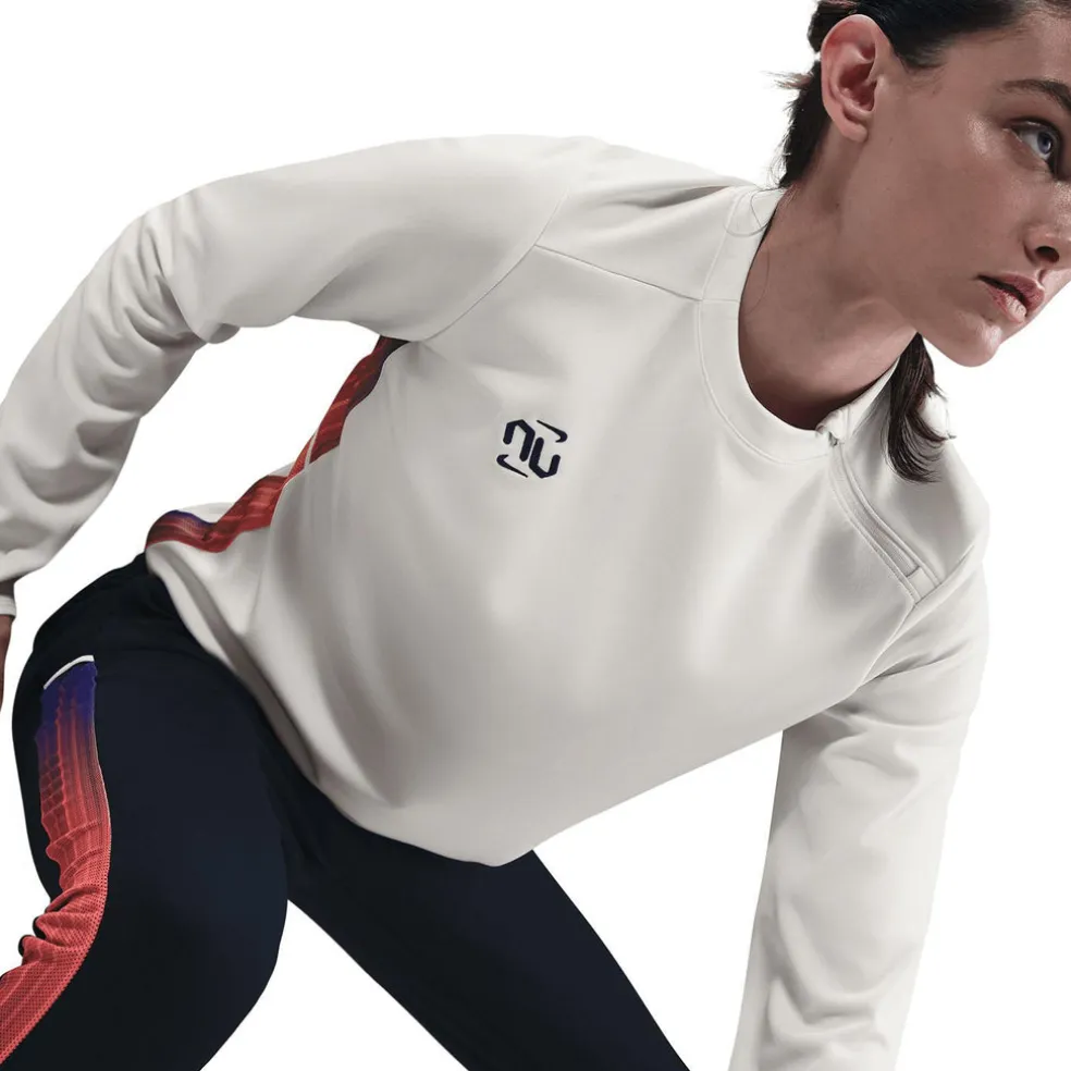 United Academy Dri-FIT voetbaltop met ronde hals voor dames