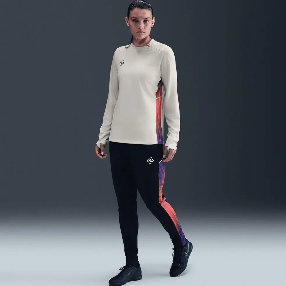 United Academy Dri-FIT voetbaltop met ronde hals voor dames