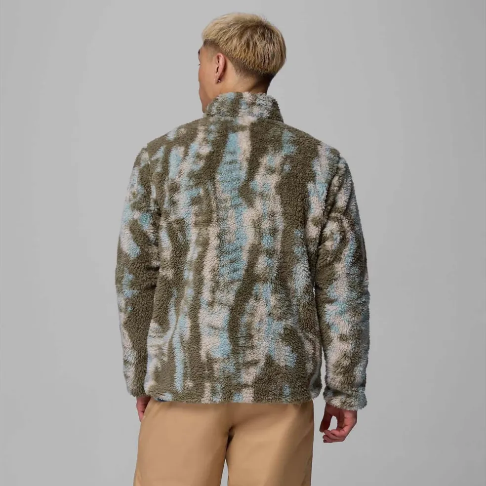winter pass reversible fleece vest